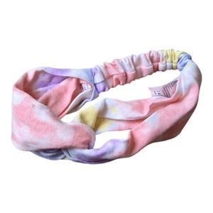 Jessica Simpson Pastel Tie-Dye Twist Knot Baby Girl Headband Infant Hair 0-3M